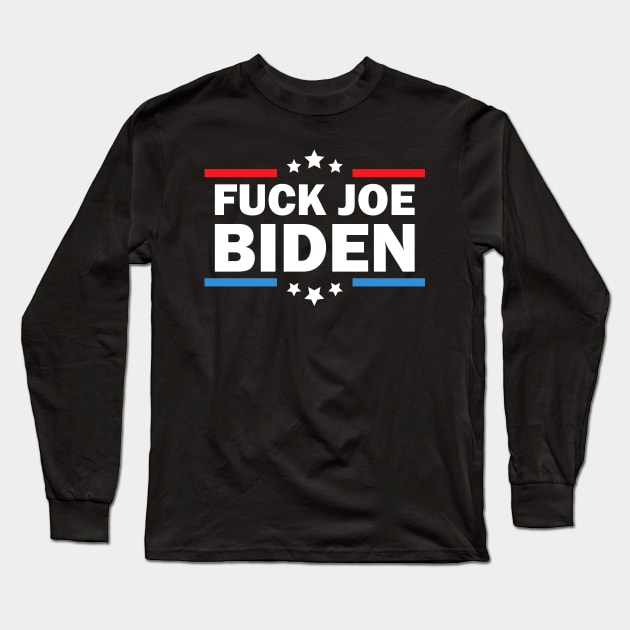 fuck joe biden Long Sleeve T-Shirt by marscarey